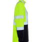 High-visibility UHV667 HiVis Women’s 1/4 Zip Soft Shell jacket with reflective stripes