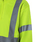 High-visibility safety jacket UHV667 HiVis Women’s 1/4 Zip Soft Shell for job site warmth