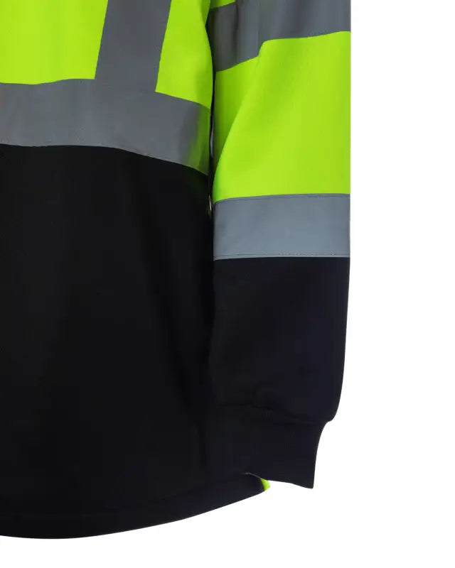 High-visibility safety jacket UHV667 HiVis Women’s 1/4 Zip Soft Shell for job site warmth