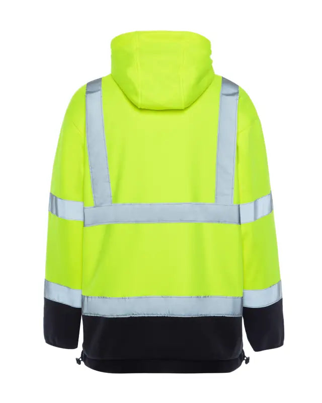 High-visibility UHV773 HiVis Microfleece Soft Shell Jacket with reflective stripes