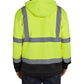 High-visibility UHV773 HiVis Microfleece Soft Shell Jacket with reflective stripes