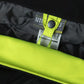 Neon yellow and black waterproof roll-top bag with buckle for UHV821 HiVis Arctic jacket