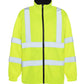 High-visibility yellow UHV821 HiVis Arctic 3-in-1 Jacket with reflective stripes