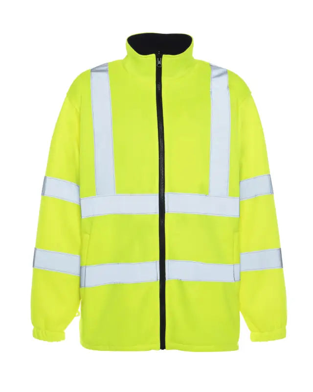 High-visibility yellow UHV821 HiVis Arctic 3-in-1 Jacket with reflective stripes