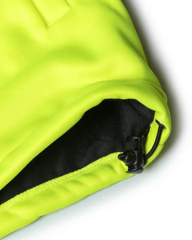 Neon yellow UHV821 HiVis Arctic 3-in-1 Jacket with black zipper detail