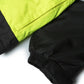 Neon yellow and black UHV821 HiVis Arctic 3-in-1 Jacket with elastic cuff detail