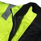 High-visibility safety jacket with black and neon yellow, UHV821 HiVis Arctic 3-in-1 Jacket