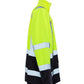 High-visibility UHV822 HiVis Waterproof Rain Jacket with Teflon™ Fabric Protector and stripes