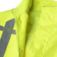 High-visibility yellow safety vest with reflective striping for UHV822 HiVis Waterproof Rain Jacket