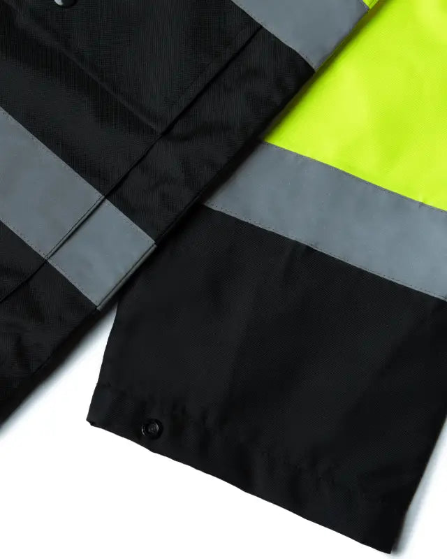 UHV822 HiVis Waterproof Rain Jacket with Teflon Fabric Protector and reflective stripes