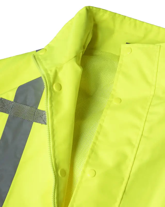 UHV822 HiVis Waterproof Rain Jacket with Teflon™ Fabric Protector - Men’s Rainwear