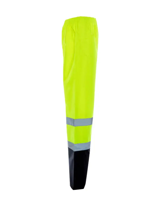 High-visibility UHV823 Hi-Vis Utility Rain Pants with reflective stripes and Teflon™ fabric