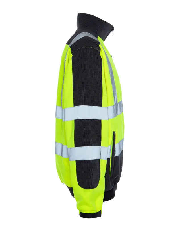 High-visibility safety jacket UHV828 HiVis Sport with reflective stripes and warm lining