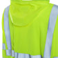 High-visibility yellow safety vest with reflective stripes for UHV829 HiVis Ultra Light