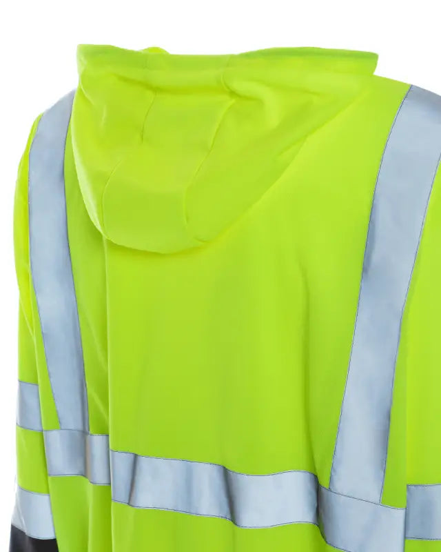 High-visibility yellow safety vest with reflective stripes for UHV829 HiVis Ultra Light