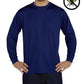 Navy blue UHV856 Long Sleeve Knit Shirt featuring PERIMETER™ Insect Guard technology