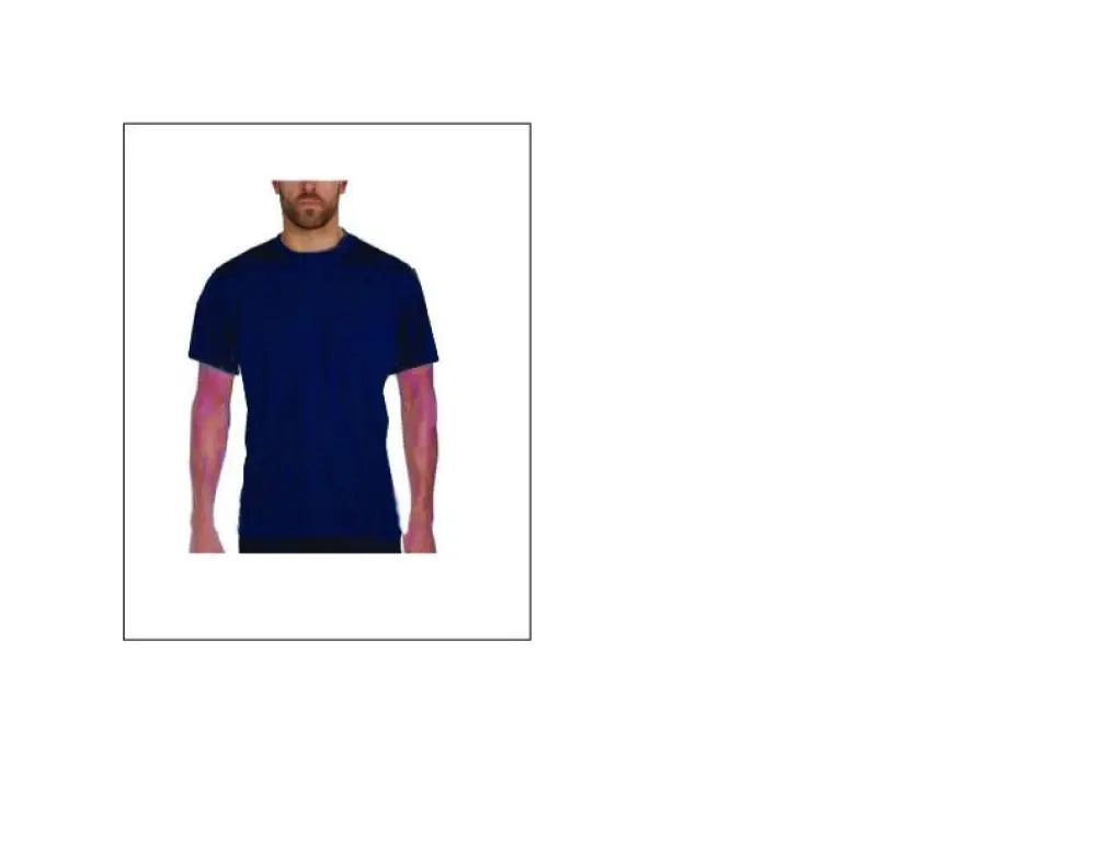 Navy blue crew neck UHV866 HiVis Short Sleeve Shirt with Perimeter™ Insect Guard