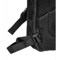 Black mesh backpack strap with adjustable buckle on Ultimate Assault Backpack
