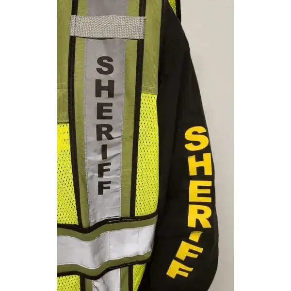 Chief Miller ULTRABRIGHT OLIVE - SHERIFF PUBLIC SAFETY VEST Apparel