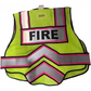 Chief Miller safety Ultrabright Safety Fire Vest | Class 2 Reflective - High Visibility - Double Breakaway Zipper (PINK Trim)) Apparel