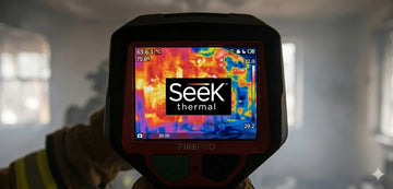 SEEK Thermal firefighter thermal imaging camera in use