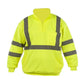 High-visibility yellow UPA542 HiVis sweatshirt with reflective stripes and polyamide fabric