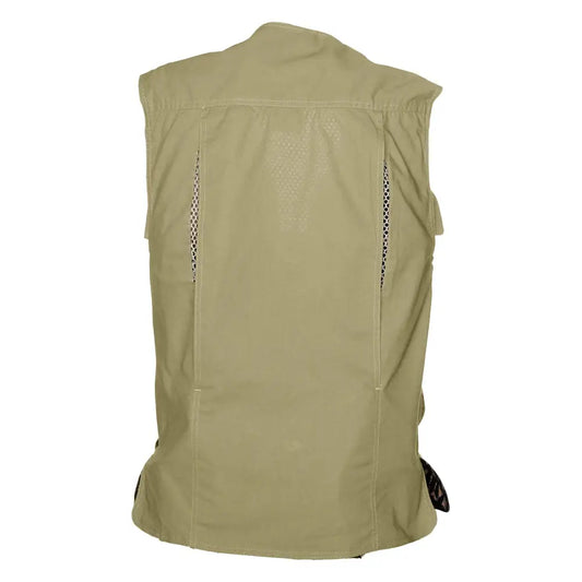 Vent Back Livingstone Vest for Men - Khaki - Chief Miller Apparel