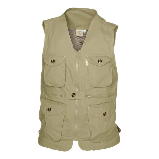 Vent Back Livingstone Vest for Men - Khaki - Chief Miller Apparel