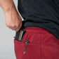 Wallet in a pocket of Carrier Joggers Mk.II - Soldier Red with patented carrier retention