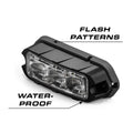 Waterproof flash pattern light for first responders and firefighters, Feniex Quad Q3 Surface Mount