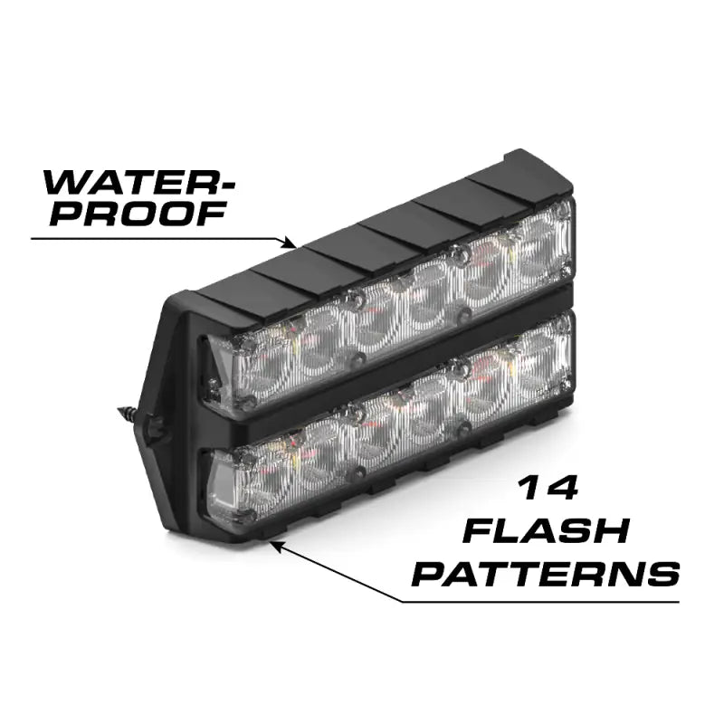 Waterproof LED Strobe Light on Feniex Fusion-S Dual Stack for First Responders