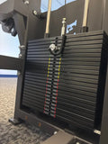Weight stack for SFE Seated Selectorized Leg Extension & Leg Curl Machine