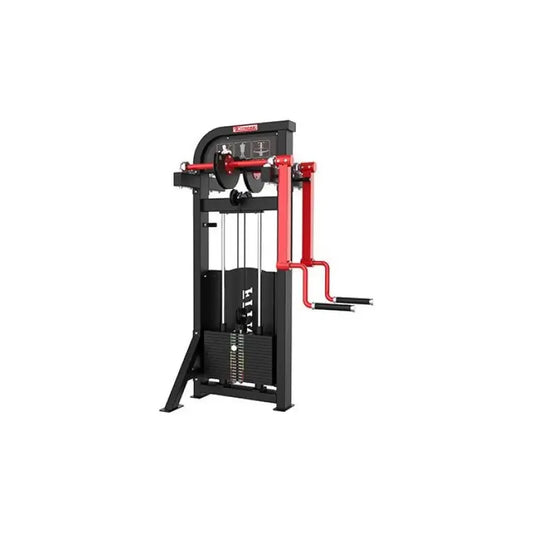 SFE Commercial Lateral Shoulder Raise machine with weight stacks and rotating arms
