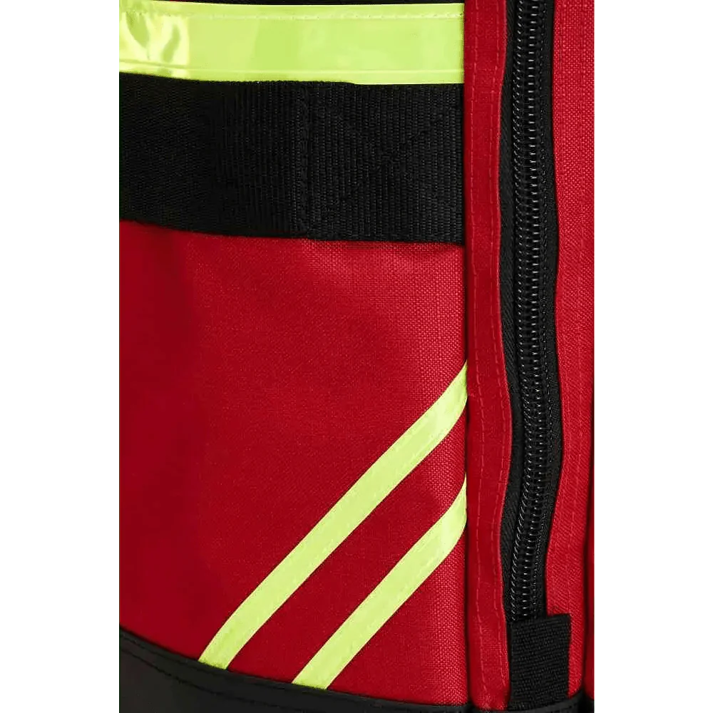 Chief Miller Gear Bags Wheeled Firefighter Jumbo Gear Bag with Reflective Trim and Maltese Cross Apparel