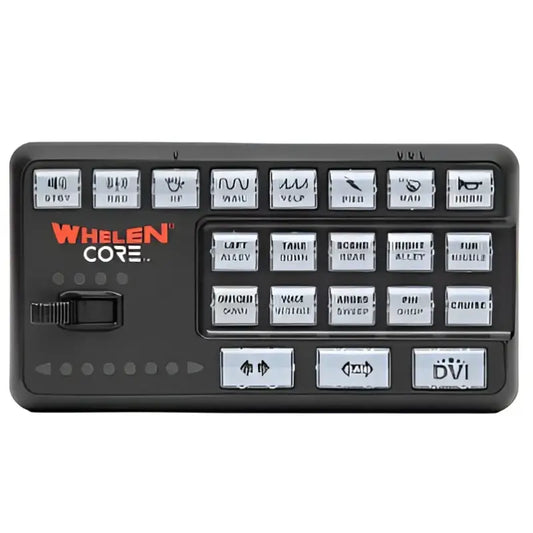 Whelen CenCom Core-S control panel for emergency lighting and siren systems