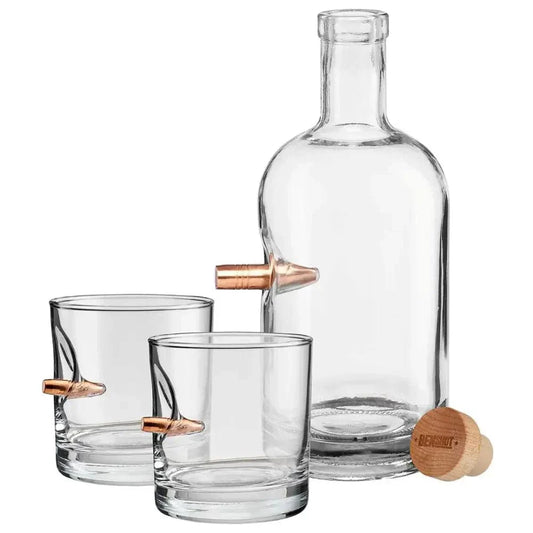 Chief Miller Whiskey Decanter and Rocks Glass Set Apparel