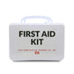 White first aid kit for marine rescue ideal for first responders, firefighters, and police