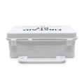 White first aid kit with plastic case for first responders and firefighters OSHA compliant