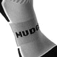 White MudGear Ruck Sock featuring MDDG text ideal for die-hard ruckers with odor control