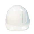 White Cap Style Safety Hard Hat with 4 Point Suspension and comfortable brow liner