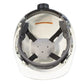 Interior view of a Cap Style Safety Hard Hat with 4 Point Suspension and brow liner