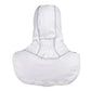 White Hooded Neck Protector with Gray Stitching from Majestic HALO Nomex Blend Collection