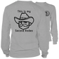 White long-sleeved safety yellow hi-vis shirt from My Second Rodeo for safety and visibility
