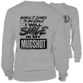 White long sleeve hi-vis t-shirt with graphic design for visibility and style