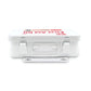 White metal case 10-Person First Aid Kit for firefighters and first responders