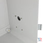 White metal plate with holes for Outdoor Bleeding Control Cabinet installation