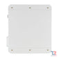 White plastic electrical junction box cover plate for Outdoor Bleeding Control Cabinet