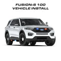 White police SUV with Feniex Fusion-S 100 Stick Light for first responders