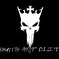 White skull with crown featuring Punisher design for Death Grip Clip product