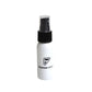 White spray bottle with black nozzle featuring Frontline Optics logo for Frontline Lens Cleaner